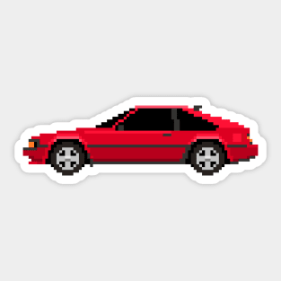 Celica Supra Pixelart Sticker